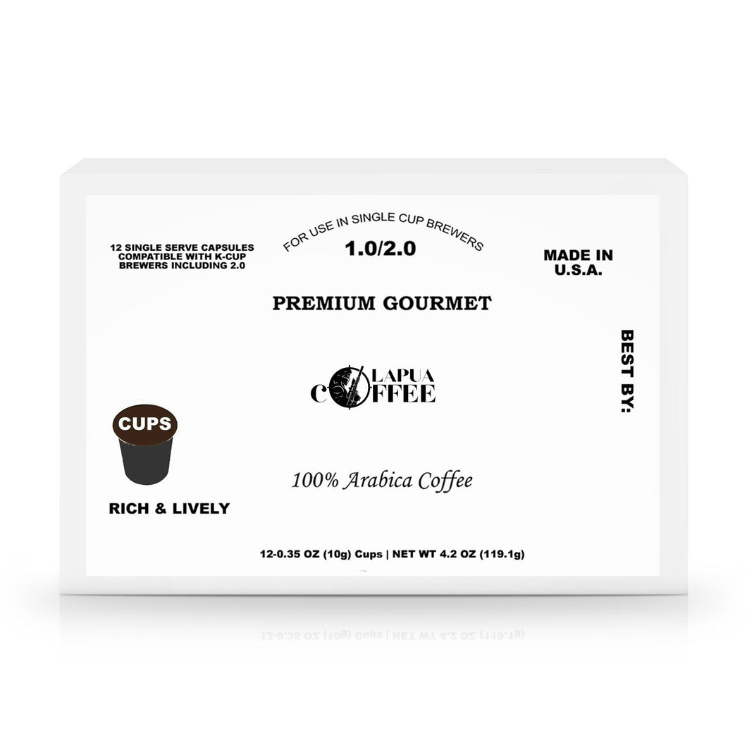 12 Pack Single Serve Coffee Capsules